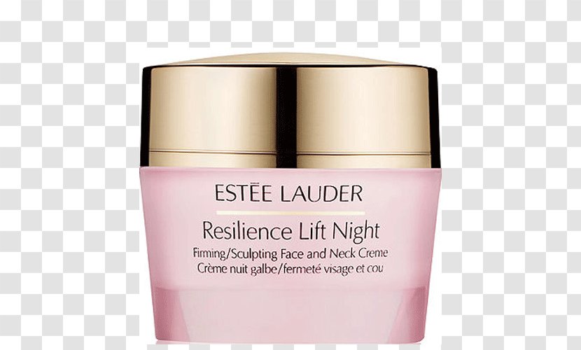 Cream Lotion Estée Lauder Resilience Lift Night Firming/Sculpting Face And Neck Creme Companies Skin - Estee Transparent PNG