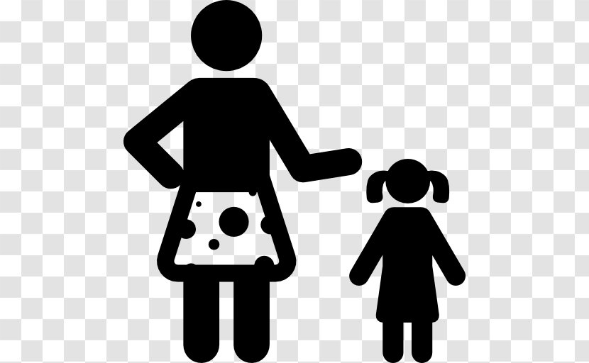 Child Silhouette - Woman - Parental Vector Transparent PNG