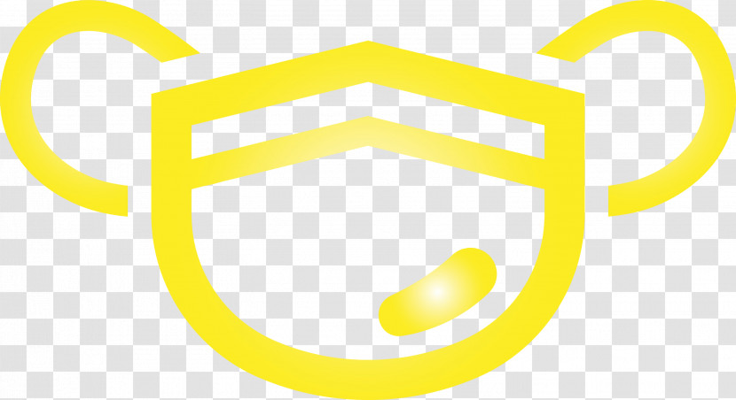 Yellow Line Font Circle Logo Transparent PNG