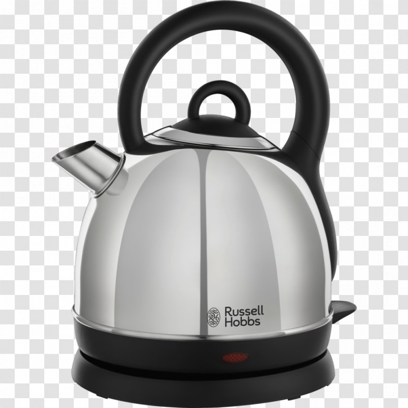 Russell Hobbs Home Appliance Kettle Toaster Clothes Iron - Brushed Metal Transparent PNG