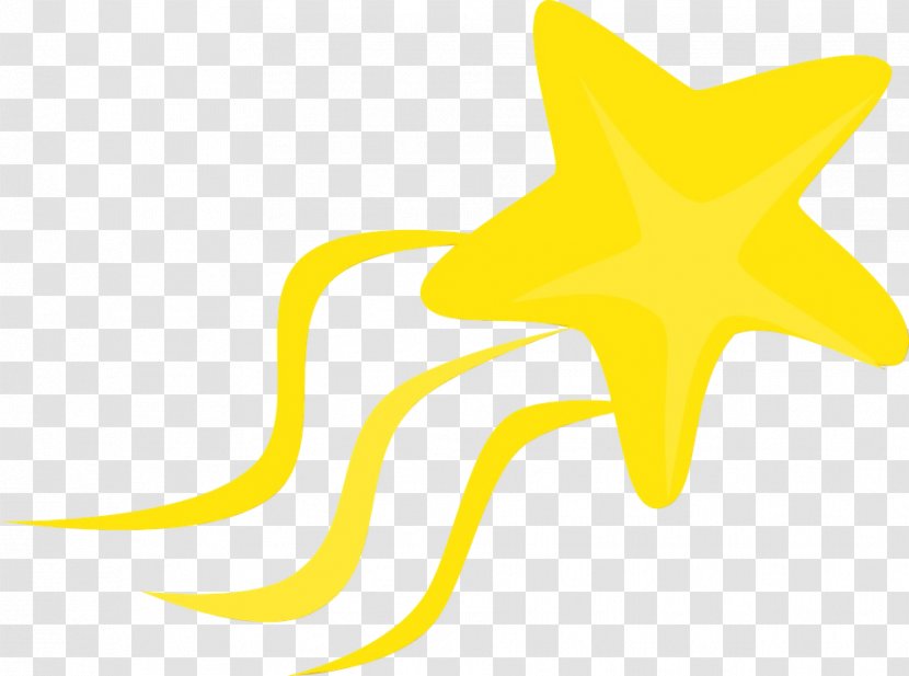 Star Drawing - Line Art - Logo Yellow Transparent PNG