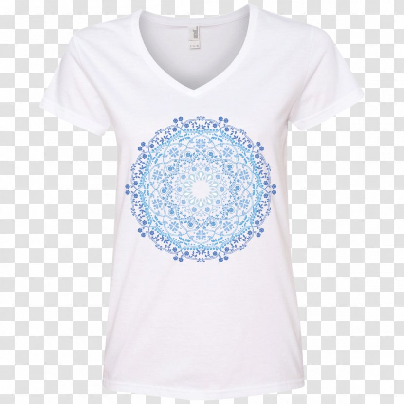 T-shirt Neckline Sleeve Flip-flops - Code - Blue Design Transparent PNG
