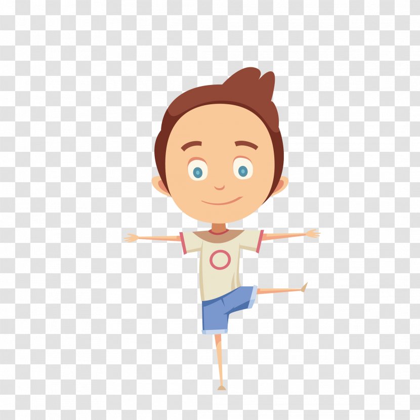 Animation Cartoon Image Design - Boy Transparent PNG