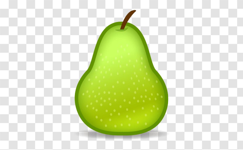 European Pear Emoji Food Fruit SMS - Diet Transparent PNG