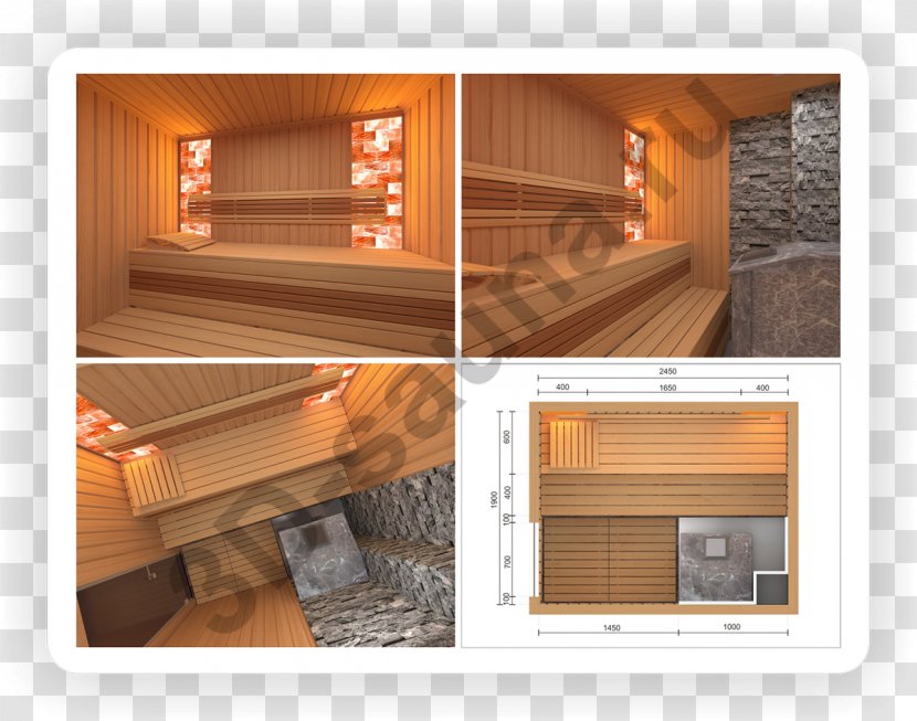 Infrared Sauna Design Projektierung 3D Computer Graphics - Innenraum Transparent PNG