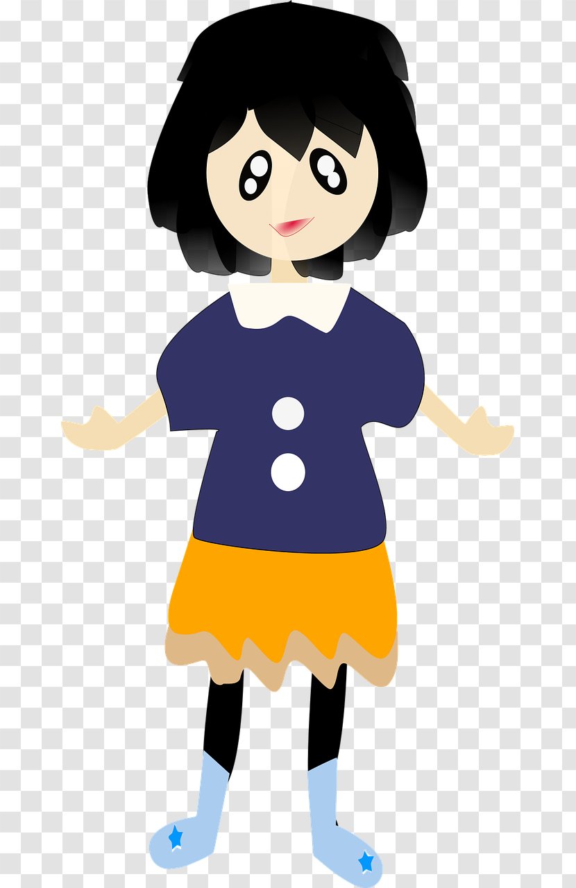 Vector Graphics Girl Image Cartoon - Animation - Greenbeans People Transparent PNG