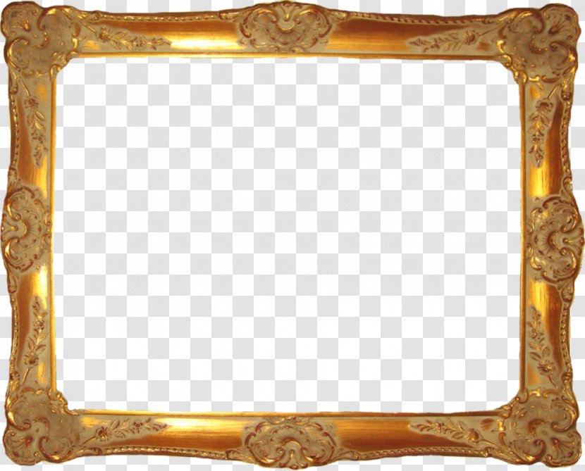 Picture Frame Digital Photo Clip Art - Film - Gold Material Transparent PNG
