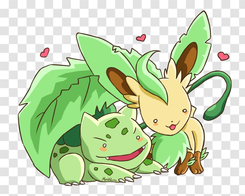 Bulbasaur Pikachu Pokémon Leafeon Charmander - Cartoon Transparent PNG