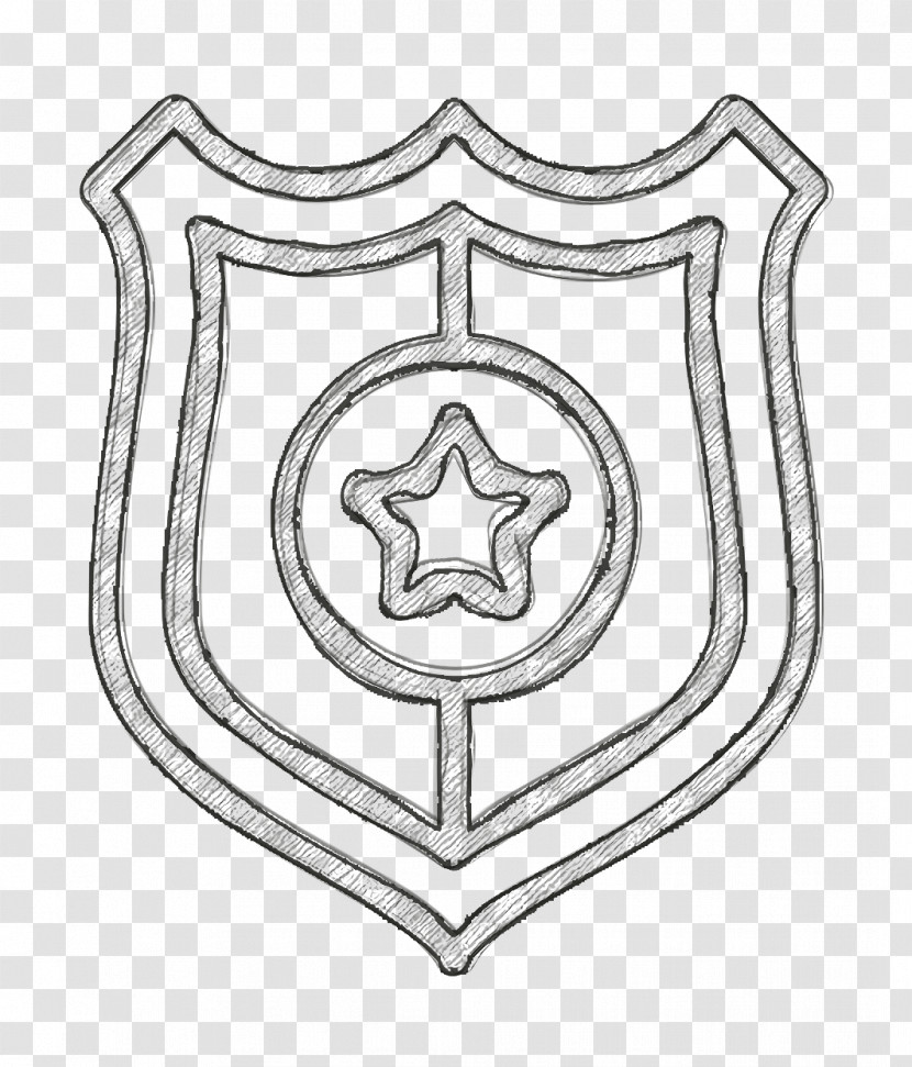 Shield Icon Police Badge Icon Justice Icon Transparent PNG