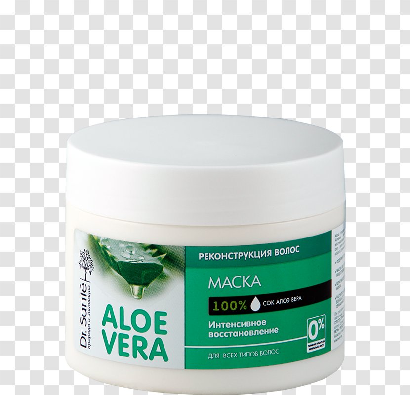 Aloe Vera Mask Hair Health Balsam Transparent PNG