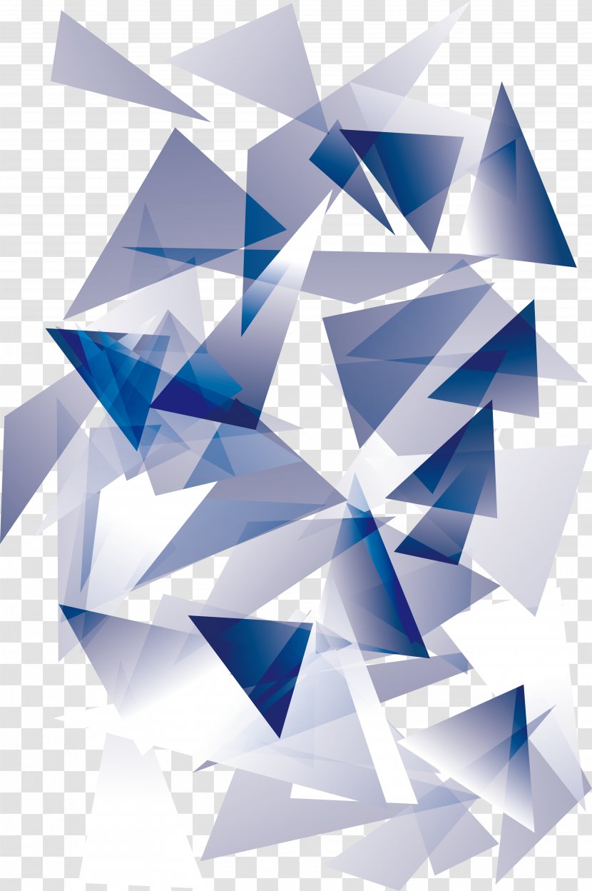 Triangle Blue - Science And Technology Transparent PNG