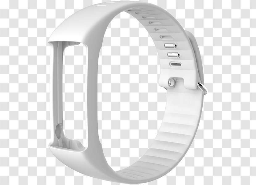 Activity Tracker Polar Electro White Strap Wristband - Watch - Color Changeable Transparent PNG