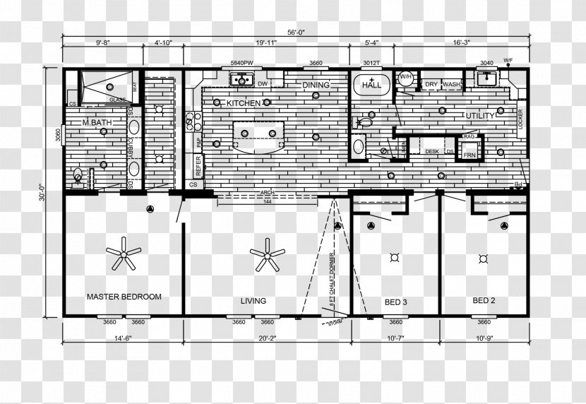 Floor Plan House - Elevation Transparent PNG
