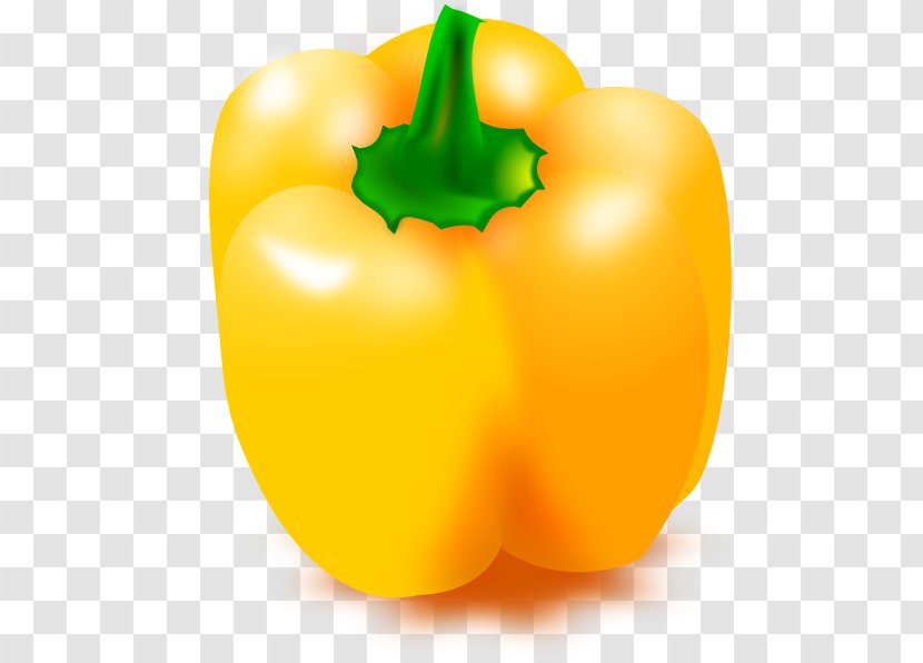Bell Pepper Yellow Chili Clip Art - Calabaza - Green Cliparts Transparent PNG