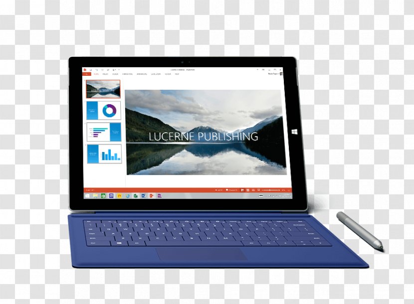 Surface Pro 3 Netbook Laptop Computer - Microsoft Transparent PNG