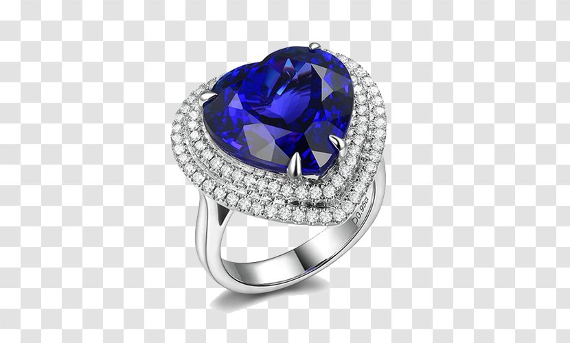 Sapphire Gemological Institute Of America Ring Tanzanite Designer - Silver - Vintage Rings Transparent PNG