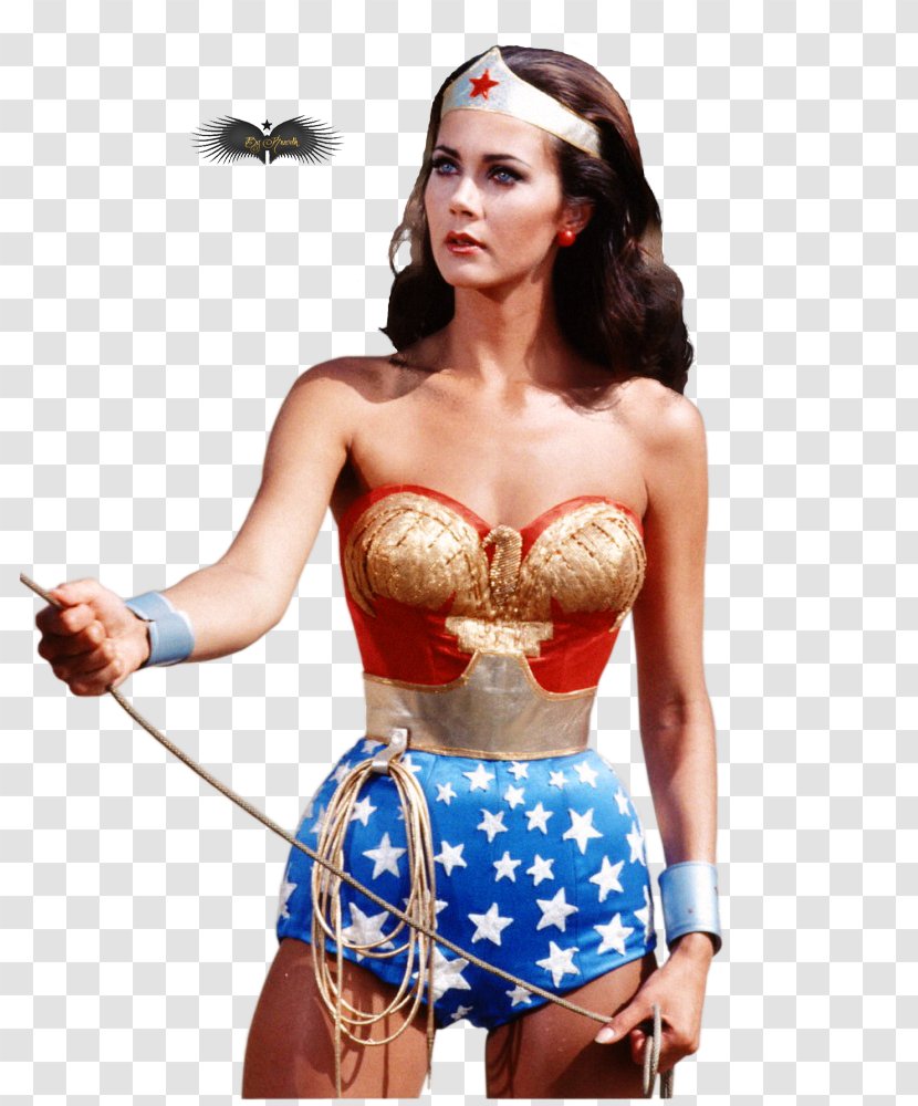 Lynda Carter Wonder Woman Steve Trevor Female Television - Cartoon Transparent PNG
