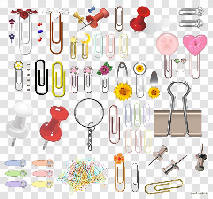 Paper Clip Stationery Art - Pin - Paperclip Transparent PNG