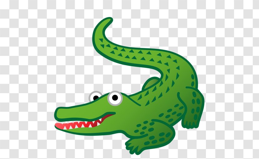 Alligator American Crocodile Emoji - Green Transparent PNG