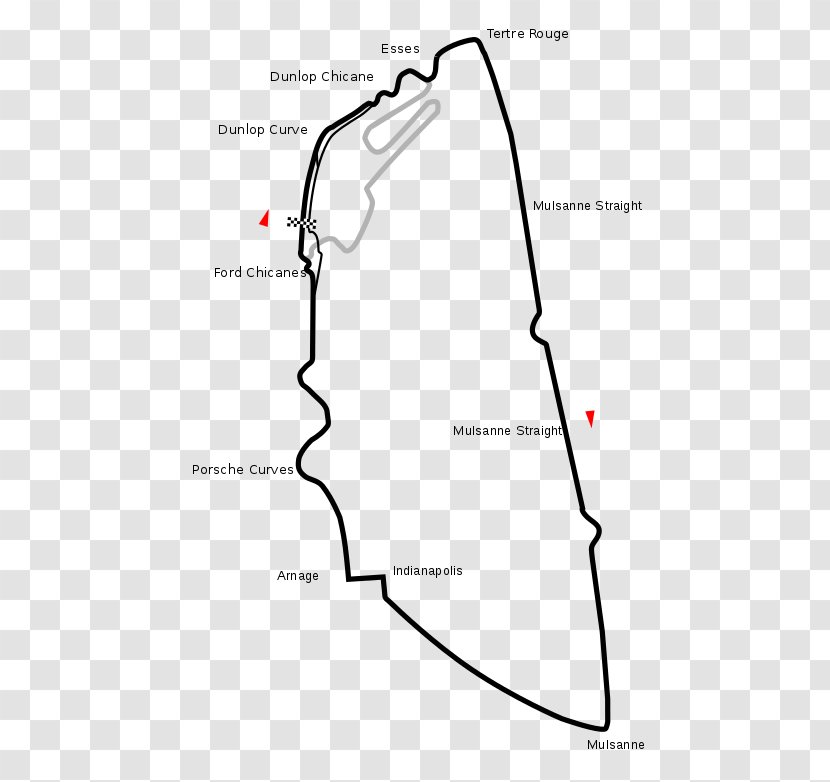 Circuit De La Sarthe 24 Hours Of Le Mans Road America Bugatti Formula 1 - Area Transparent PNG