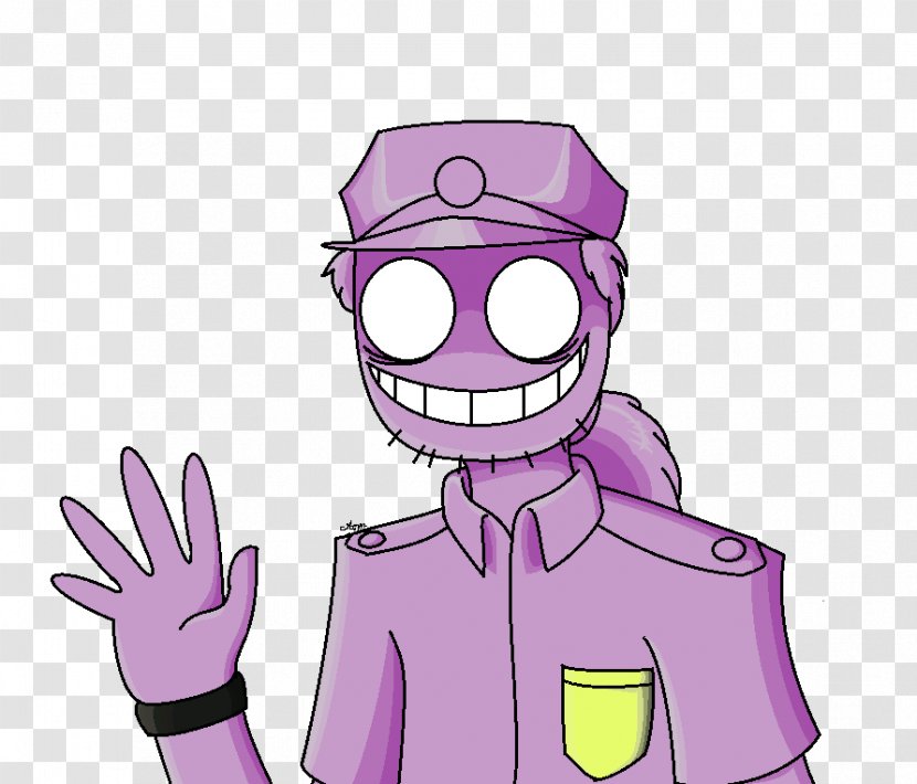 Five Nights At Freddy's 2 Purple Man Character Download - Flower - Heart Transparent PNG