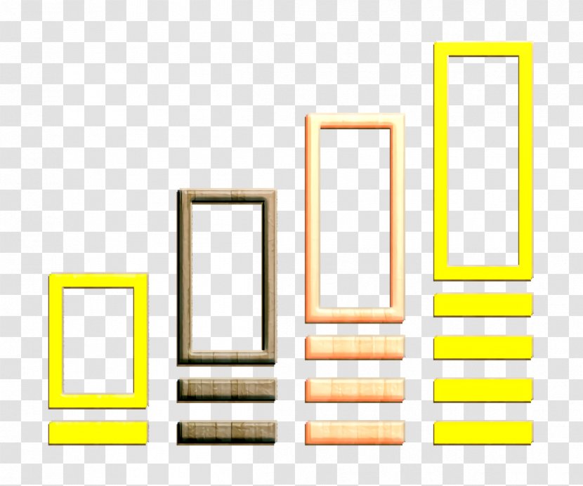 Analytics Icon Bar Chart - Rectangle Yellow Transparent PNG