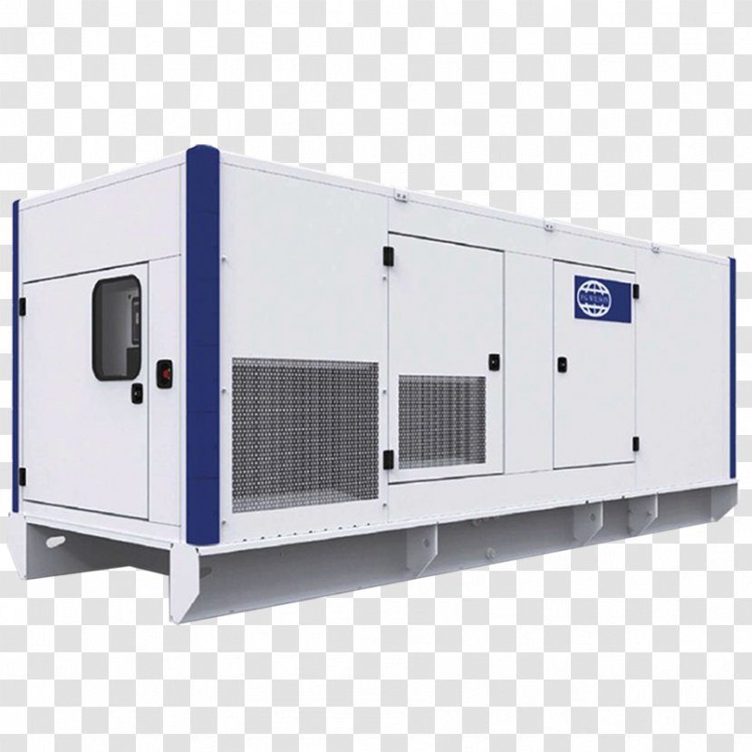 Diesel Generator Electric Engine-generator Electricity Standby - Enginegenerator - Maquina Transparent PNG