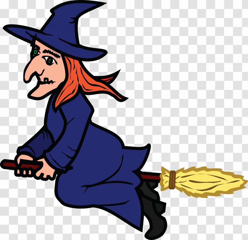 Witchcraft Witch's Broom Clip Art - Fictional Character - Witch Transparent PNG