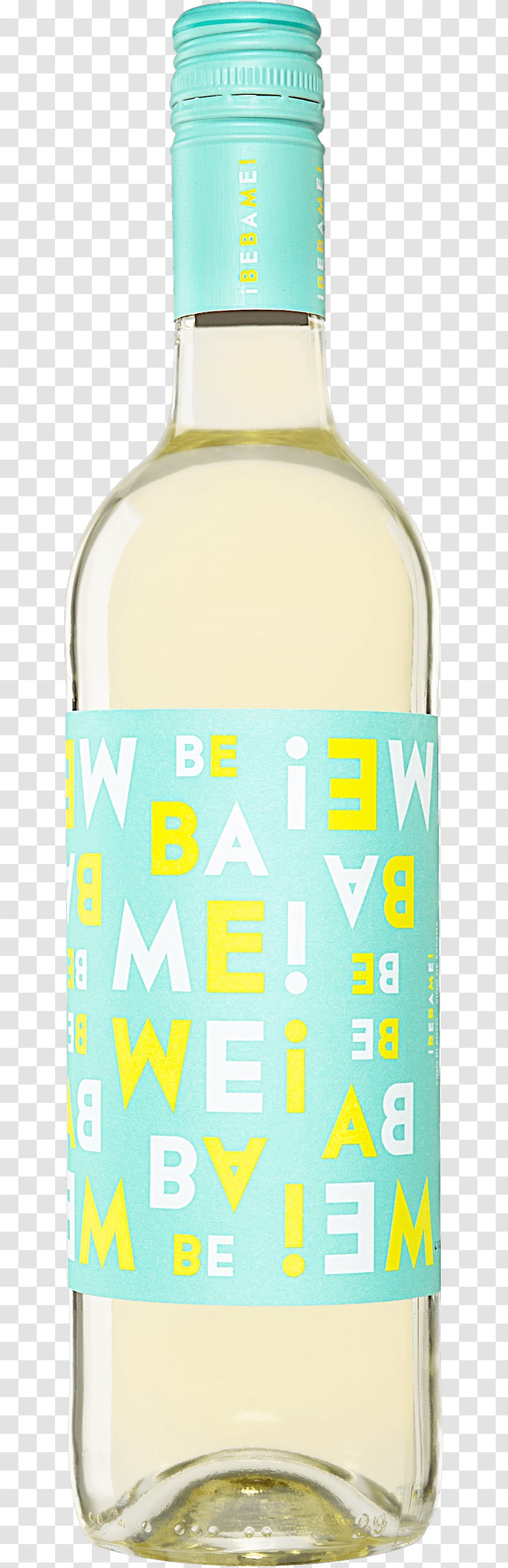 Limoncello Glass Bottle White Wine Transparent PNG