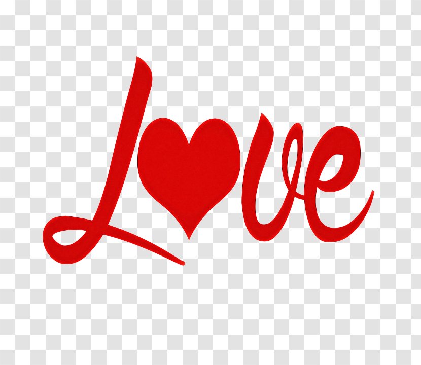 Text Heart Love Font Logo Transparent PNG