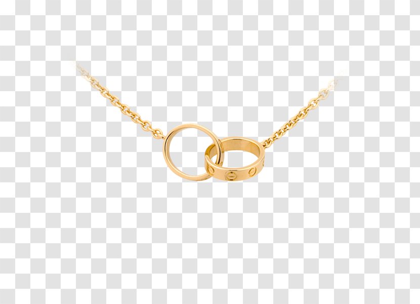 Cartier Necklace Jewellery Colored Gold Charms & Pendants - Ring Transparent PNG