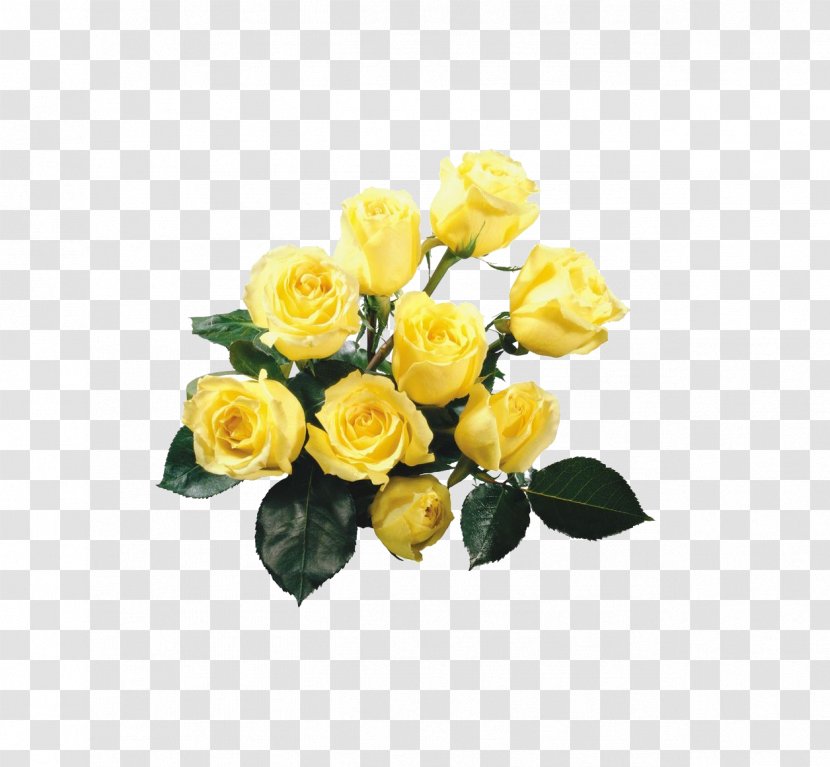 Rose Yellow Flower Bouquet Wallpaper - Cut Flowers - A Of Roses Transparent PNG