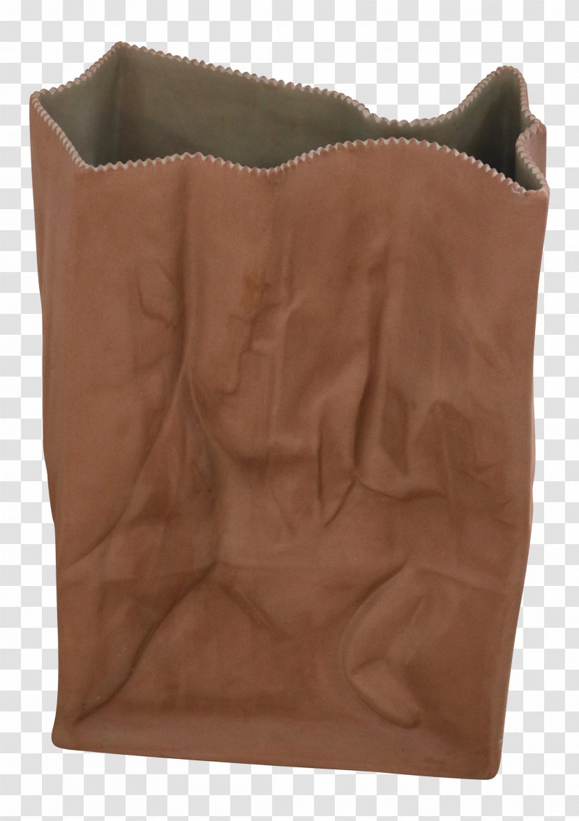 Leather - Beige - Paper Bag Transparent PNG