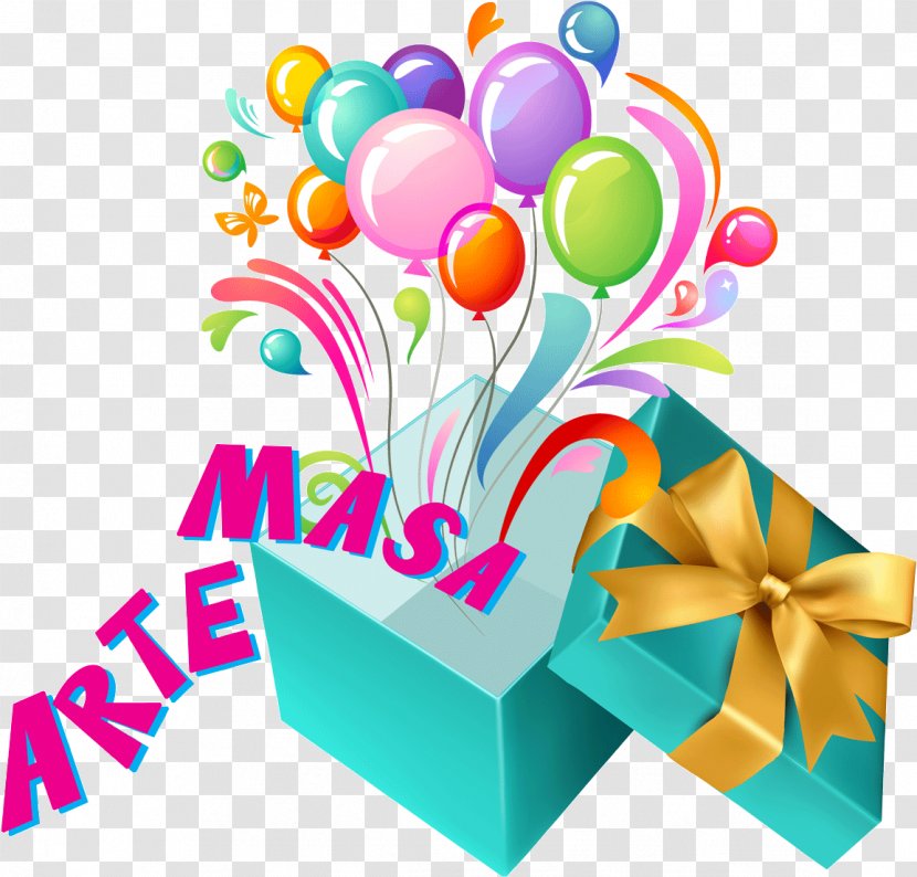 Happy Birthday Design - Flower Present Transparent PNG