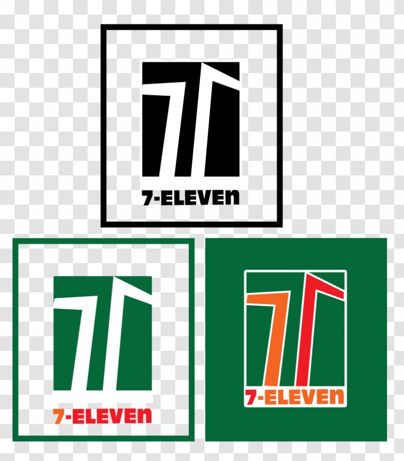 Logo 7-Eleven Brand Symbol - Green - There Is A Word On The Board Transparent PNG