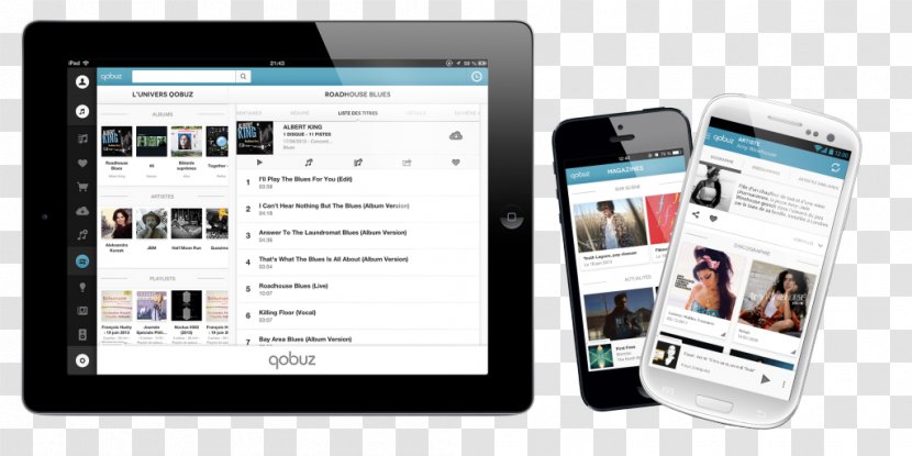 Smartphone Qobuz FLAC Feature Phone - Mobile Device Transparent PNG