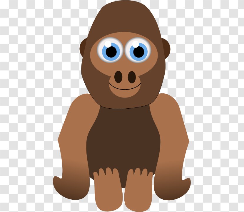 Monkey Gorilla Primate Chess Clip Art - Game Transparent PNG