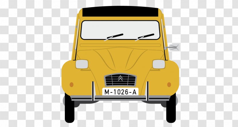 Car Door Citroën 2CV Ferrari - Yellow Transparent PNG