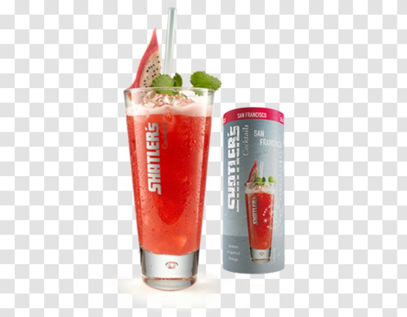 Non-alcoholic Drink Cocktail Strawberry Juice Sea Breeze Singapore Sling - Pineapple - Mai Tai Transparent PNG