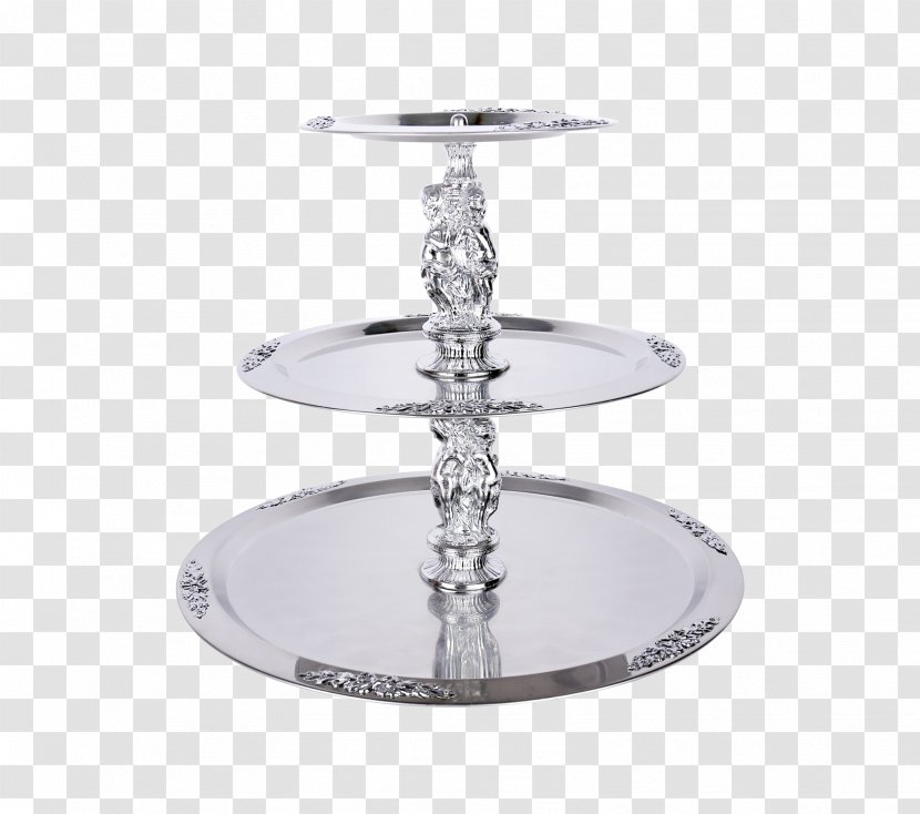 Silver - Glass - Serving Tray Transparent PNG