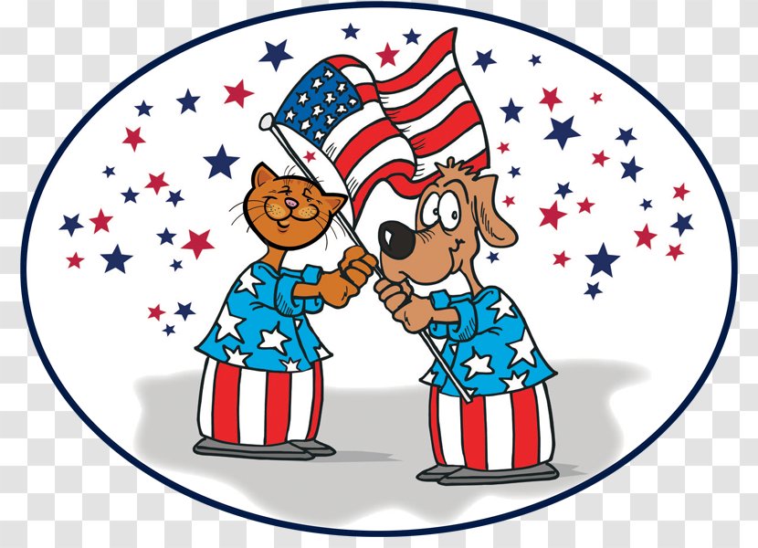 Dog Cat Pet Sitting Puppy Independence Day - Free Pics Of Dogs Transparent PNG
