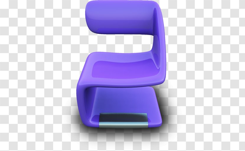 Angle Purple Plastic Cobalt Blue - Rectangle - Seat Transparent PNG