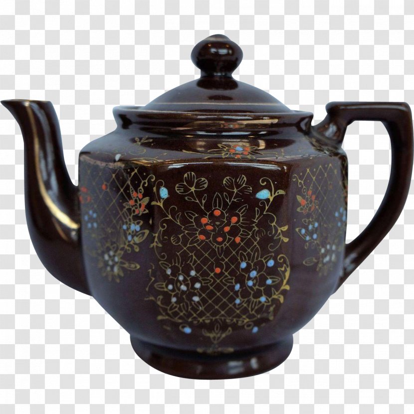 Kettle Teapot Pottery Ceramic Tennessee - Small Appliance - Hand Painted Transparent PNG