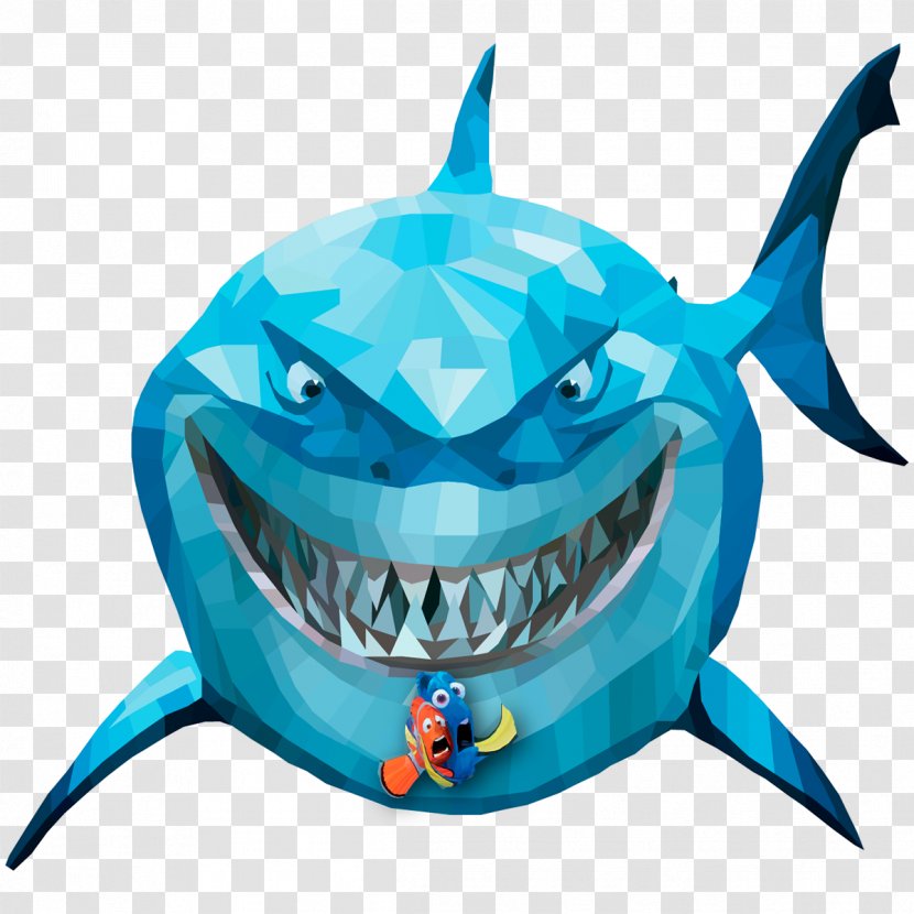 Bruce Nemo YouTube Drawing Character - Cartilaginous Fish - Finding Transparent PNG