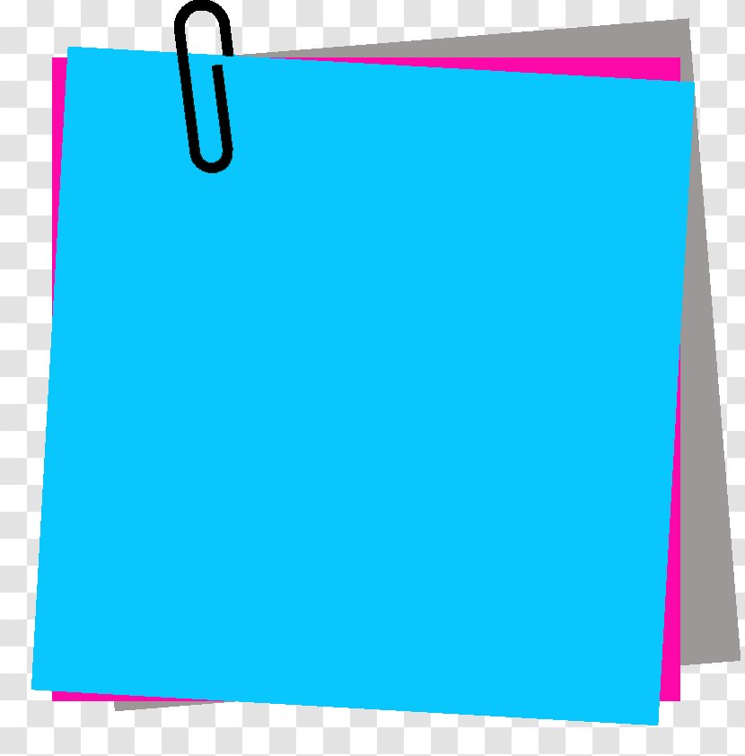 Picture Frames Paper Clip Art - Postit Note - Presentasion Transparent PNG