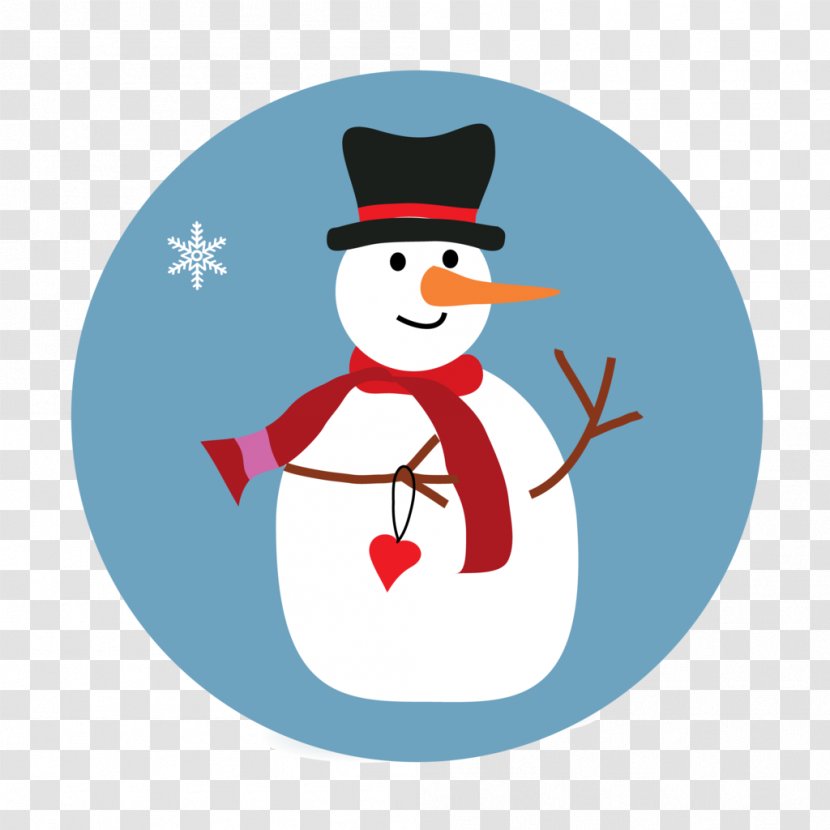 Snowman Snowflake Clip Art - Love Transparent PNG