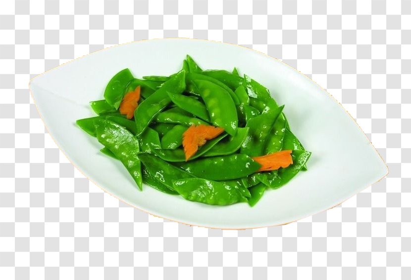 Snow Pea Sofrito Stir Frying Cooking Recipe - Salad - Fried Peas Transparent PNG