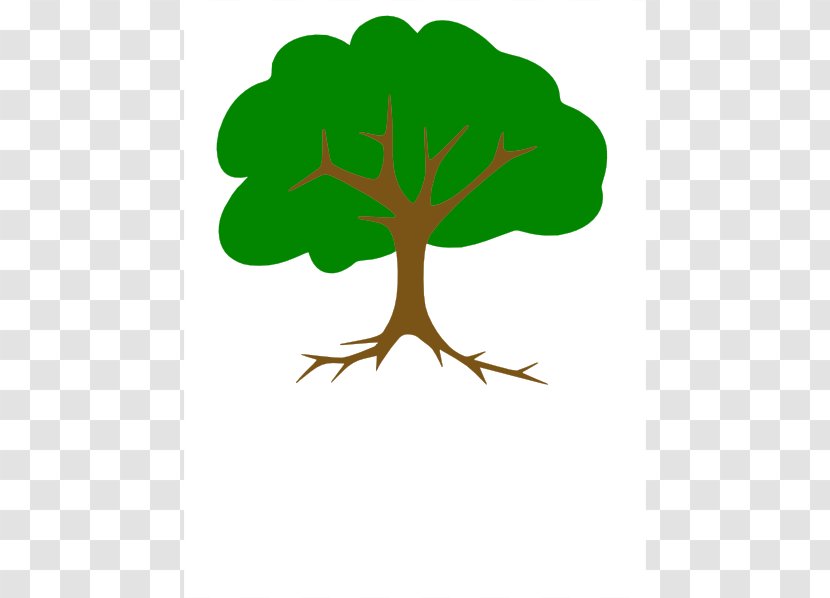 Family Tree Root Branch Clip Art - Free Content - With Roots Clipart Transparent PNG