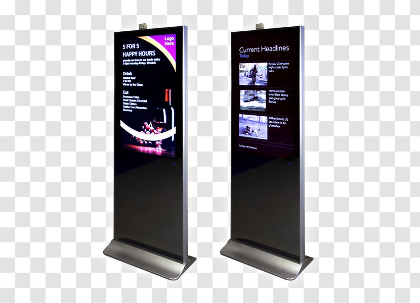 Display Advertising Interactive Kiosks Multimedia Web Banner - Device - Three Dimensional Style Transparent PNG