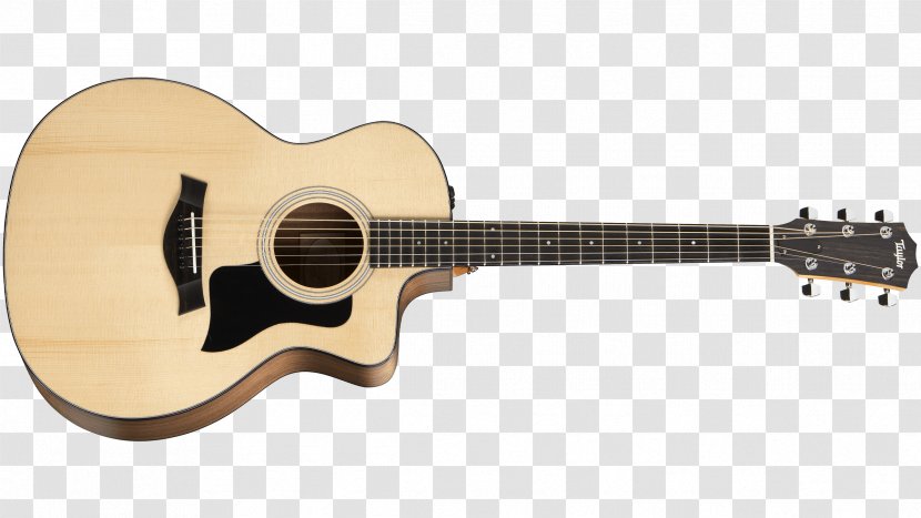 Taylor Guitars 114E Acoustic-Electric Guitar Acoustic - Cartoon Transparent PNG